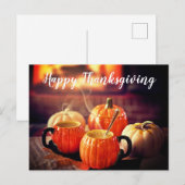Pumpkin Latte | BRIEFKAART THANKSGIVING (Voorkant / Achterkant)