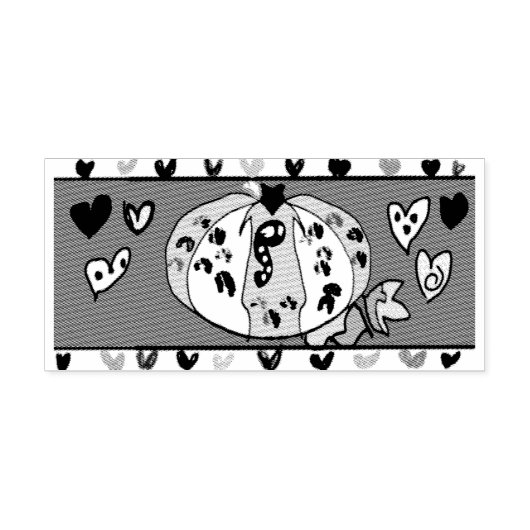 Pumpkin Latte Rubberstempel (Afrduk)