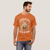 Pumpkin Latte State of Mind T-shirt (Voorkant volledig)