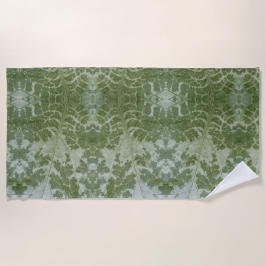 Pumpkin Leaf Macro Strandlaken (Voorkant)