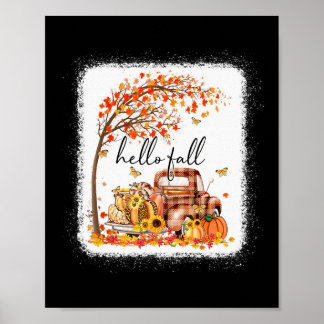 Pumpkin Leopard Hallo Herfst Happy Herfst Y'all He Poster