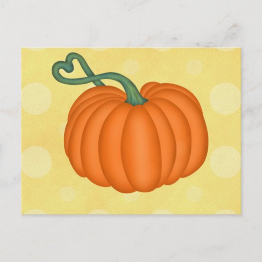 Pumpkin Love Briefkaart (Voorkant)