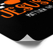 Pumpkin Lover ben jij Herfst-O-Ween Jesus Hallowee Poster (Hoek)