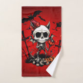 Pumpkin Magic en Bone Fun. Bad Handdoek (Handdoek)