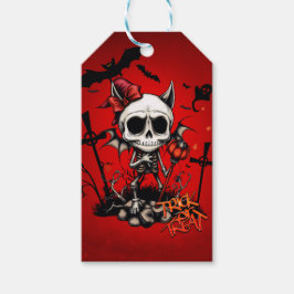 Pumpkin Magic en Bone Fun. Cadeaulabel