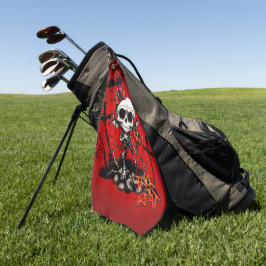 Pumpkin Magic en Bone Fun. Golfhanddoek