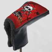 Pumpkin Magic en Bone Fun. Golfheadcover (3/4 voorkant)