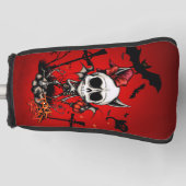 Pumpkin Magic en Bone Fun. Golfheadcover (Voorkant)