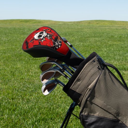 Pumpkin Magic en Bone Fun. Golfheadcover (Insitu)