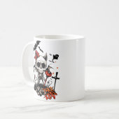 Pumpkin Magic en Bone Fun. Koffiemok (Voorkant links)