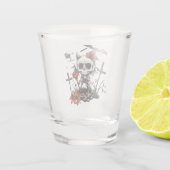 Pumpkin Magic en Bone Fun. Shot Glas (Achterkant)