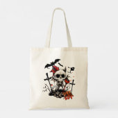 Pumpkin Magic en Bone Fun. Tote Bag (Achterkant)