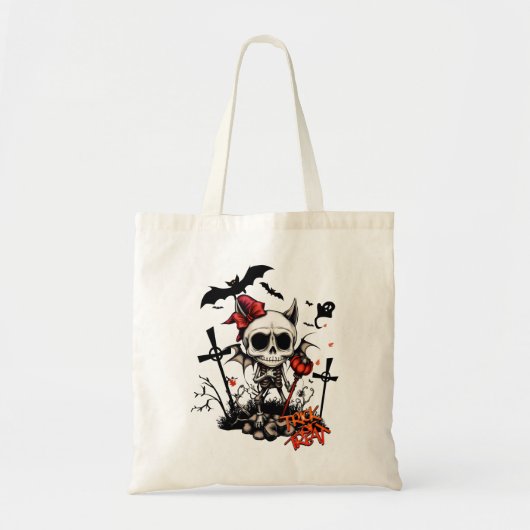 Pumpkin Magic en Bone Fun. Tote Bag (Voorkant)