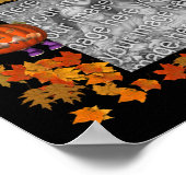 Pumpkin Man Halloween Lijst Uw foto toevoegen Poster (Hoek)