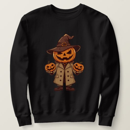 Pumpkin man sweatshirt (Design voorkant)