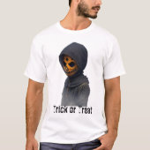 Pumpkin Mask Trick or treat T-shirt (Voorkant)