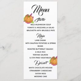 Pumpkin-menu Menu