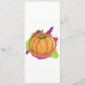 Pumpkin-menu Menu (Achterkant)