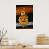 Pumpkin Mess Halloween Poster (Keuken)