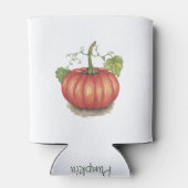 Pumpkin met wijnstokken in Waterverf Blikjeskoeler (Achterkant)