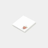 Pumpkin met wijnstokken in Waterverf Post-it® Notes (Schuin)