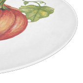 Pumpkin met wijnstokken in Waterverf Snijplank (Hoek)