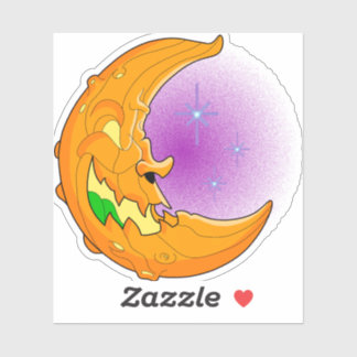 Pumpkin Moon  Sticker