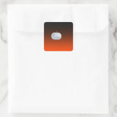 Pumpkin Moon Vierkante Sticker (Tas)