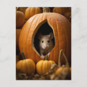Pumpkin Mouse Briefkaart (Voorkant)
