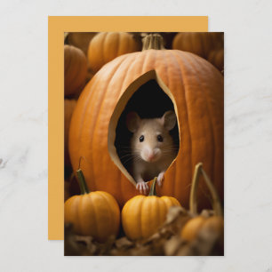 Pumpkin Mouse Kaart