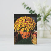 Pumpkin Mum Briefkaart (Staand voorkant)