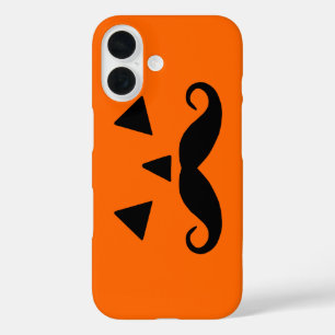 Pumpkin Mustache iPhone 16 Hoesje