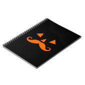 Pumpkin Mustache Notitieboek (Linkerzijde)