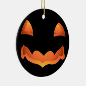 Pumpkin Napkins Personalized Halloween Napkins Keramisch Ornament (Rechts)