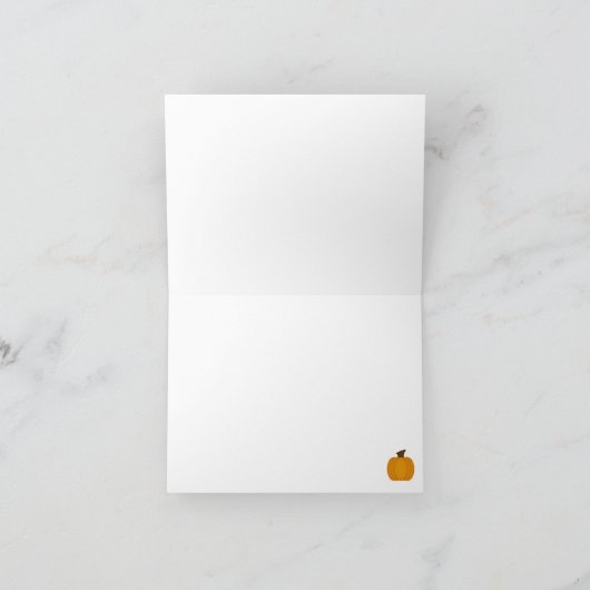 Pumpkin-notitiekaarten Kaart (Binnen)