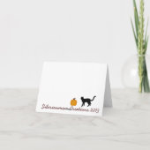 Pumpkin-notitiekaarten Kaart (Achterkant)