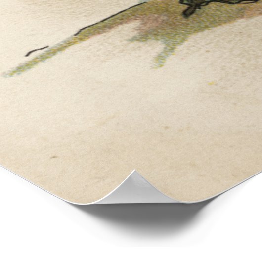 Pumpkin omhoog Hillside Poster (Hoek)