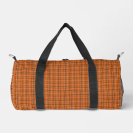 Pumpkin Orange Plaid Retro Color Plunjezak