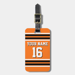 Pumpkin Oranje Blk Team Jersey Bagagelabel