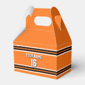 Pumpkin Oranje Blk Team Jersey Bedankdoosjes (Achterkant)