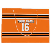 Pumpkin Oranje Blk Team Jersey Groot Cadeauzakje (Achterkant)