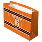 Pumpkin Oranje Blk Team Jersey Groot Cadeauzakje (Achterkant Gekanteld)