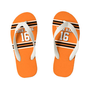 Pumpkin Oranje Blk Team Jersey Kinder Teenslippers