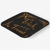 Pumpkin Oranje Trick or treat Papieren Bordje (Gebogen)