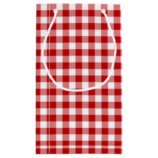 Pumpkin Owl & Gingham Baby shower Klein Cadeauzakje (Achterkant)