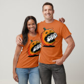 Pumpkin PacMan Eating Ghosts T-shirt (Unisex)