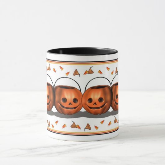 Pumpkin Pail Patch Halloween Mok (Midden)