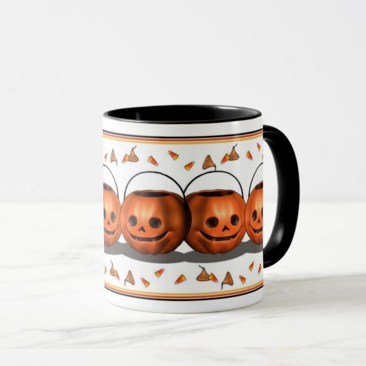 Pumpkin Pail Patch Halloween Mok (Voorkant rechts)