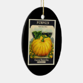 Pumpkin-pakket van de kaart keramisch ornament (Rechts)