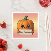 Pumpkin Pal Thankgiving Napkin  Servet (Insitu)